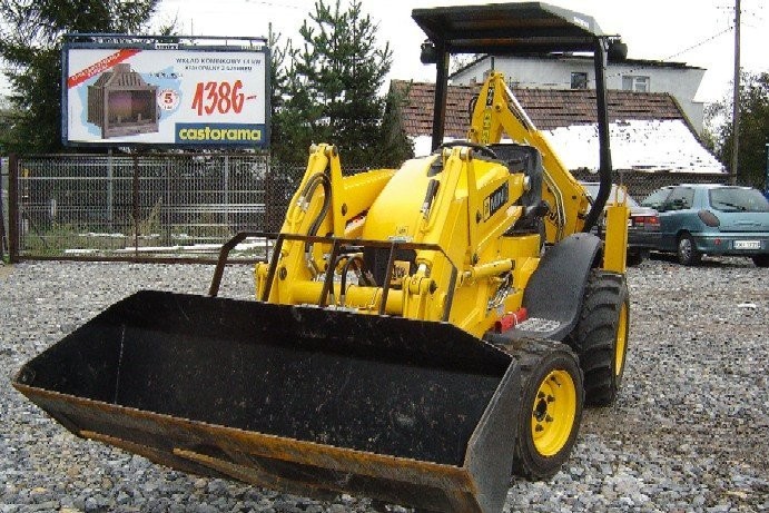 4X4 JCB MINICX. 4X4 WIDŁY DO PALET. ŁYŻKI. STAN ID — zdjęcie 6