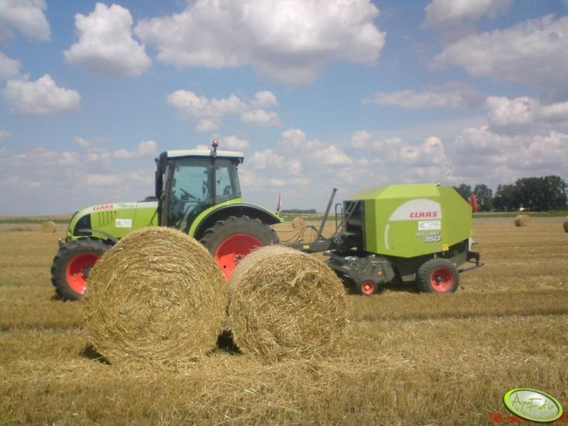 Usługowy zbiór traw/słomy CLAAS