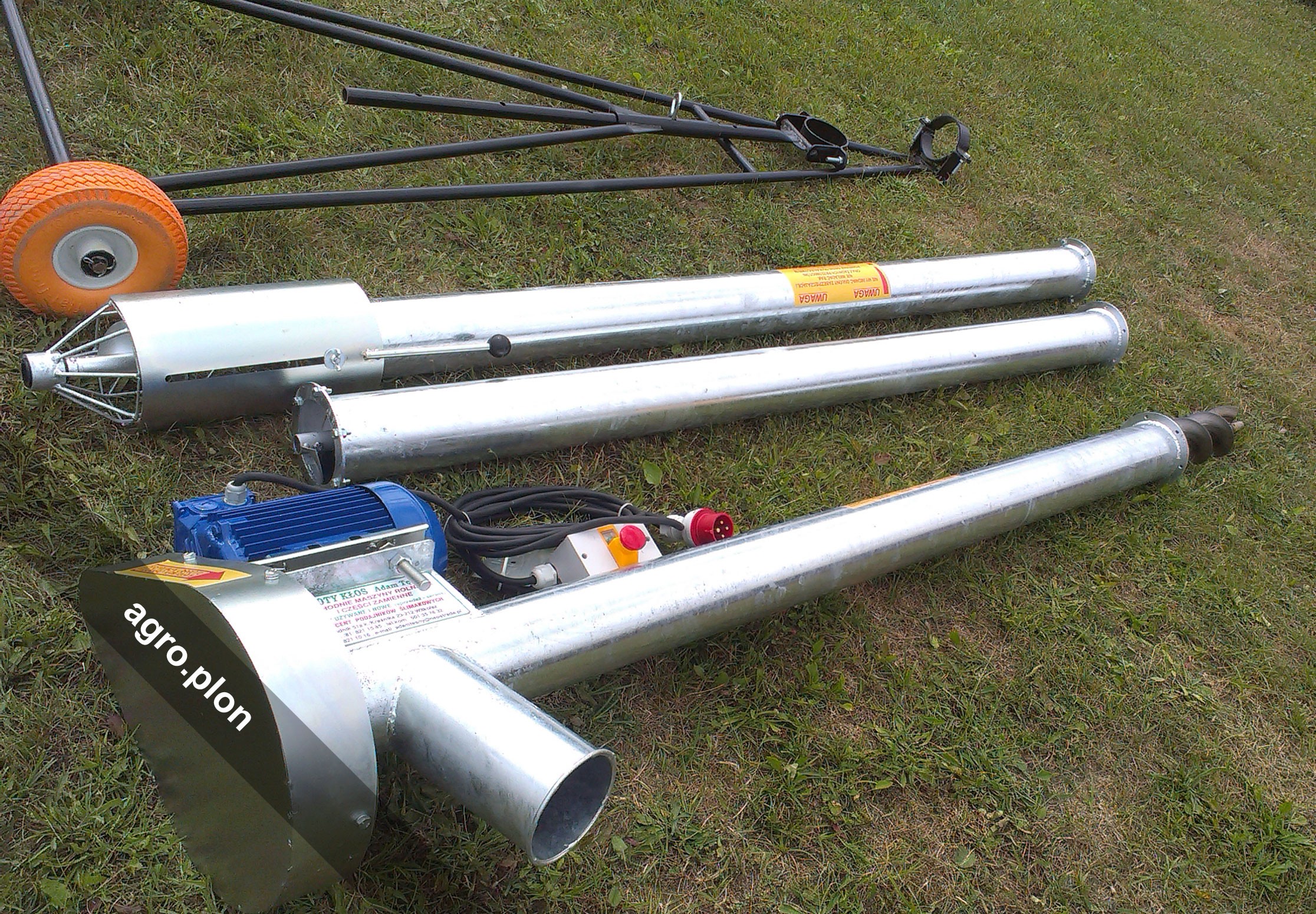 Przenośnik ślimakowy Fi 110/130/140/150 Ocynkowana Transport — zdjęcie 1
