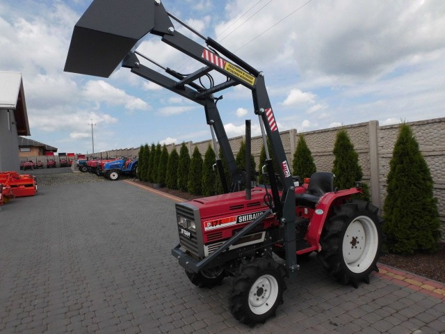 Shibaura P17 4x4 17 PS ładowacz czołowy TUR mini traktor — zdjęcie 3
