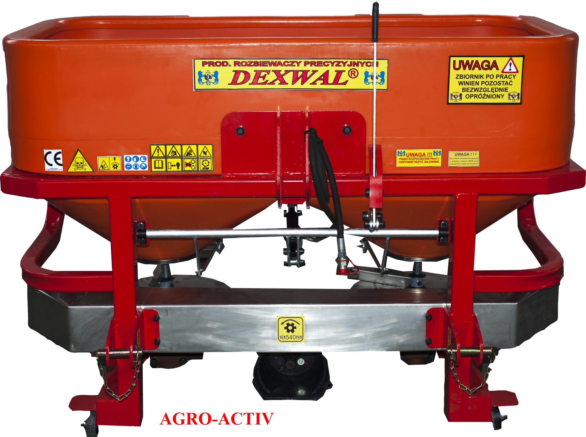 Rozsiewacz Nawozów Tornado 850L/1200kg DEXWAL AGRO-ACTIV — zdjęcie 4
