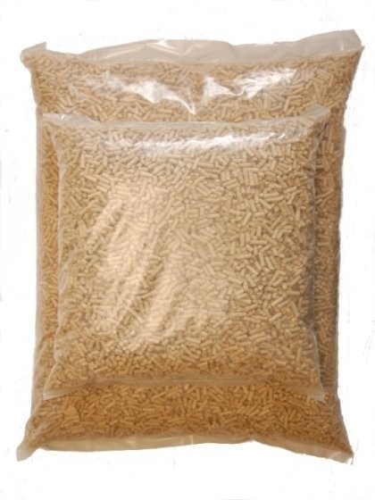Pellet drzewny - jasny - worki 15 kg — zdjęcie 2