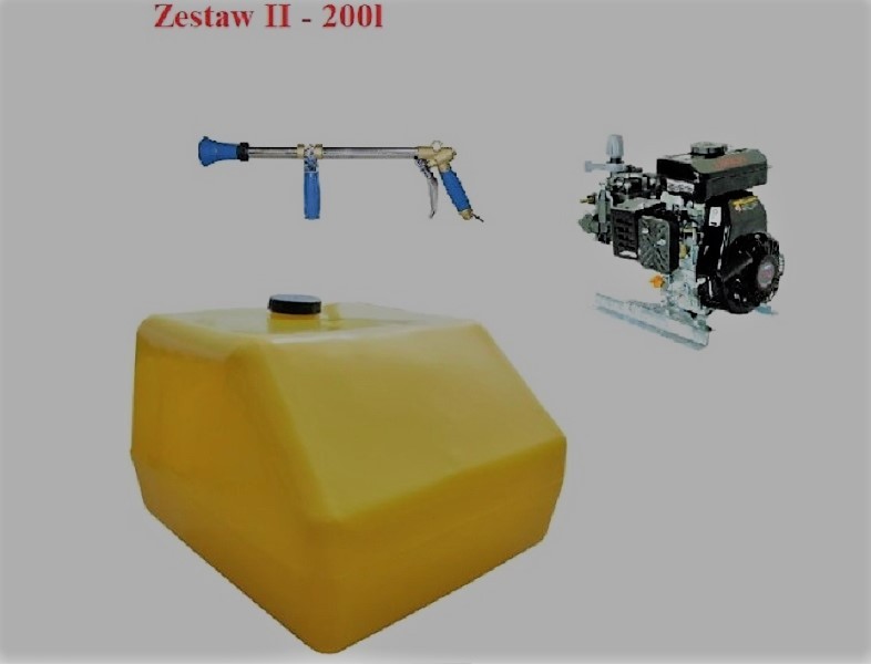 Opryskiwacz sadowniczy spalinowy ZESTAW II
