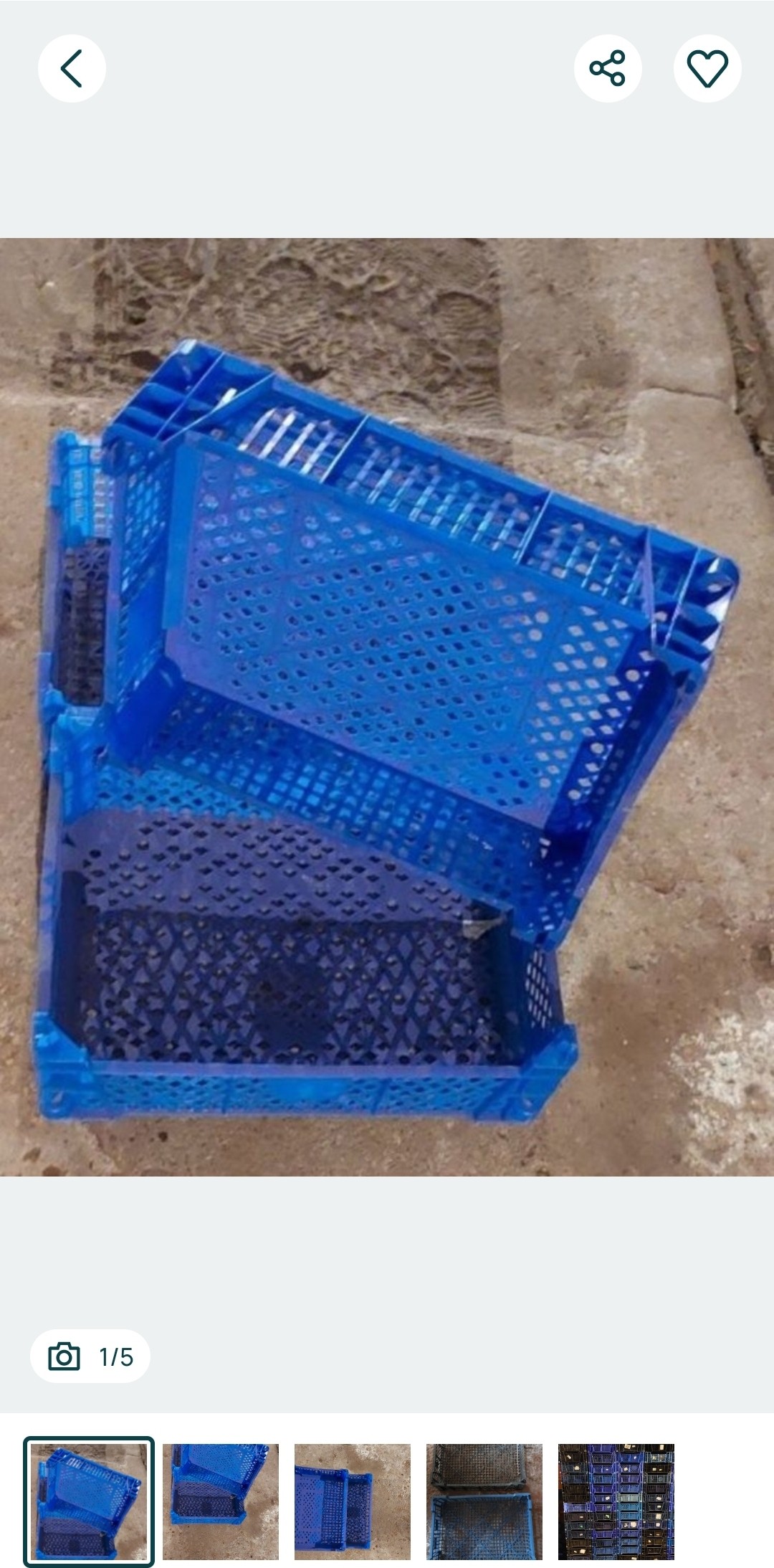M3 skrzynki na pieczarki i truskawki 400x300x110 — zdjęcie 2