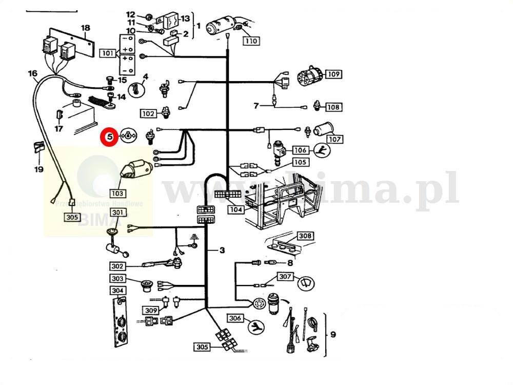 Czujnik ciśnienia oleju MF Massey Ferguson 3065,3070 — zdjęcie 2