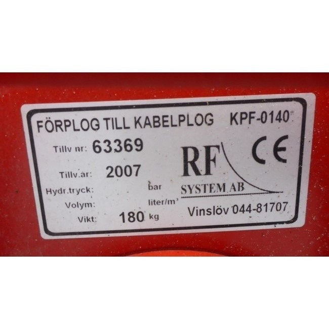 RF-System AB ząb zrywak do koparki lub minikoparki — zdjęcie 2