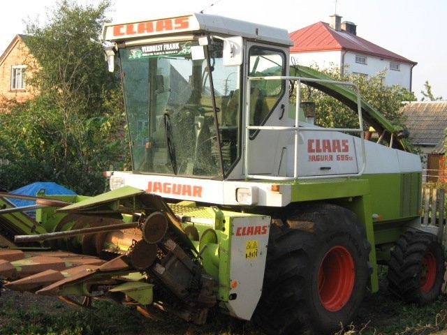 SIECZKARNIA CLAAS JAGUAR 695SL(HEDER CHAMPION 4500 — zdjęcie 1