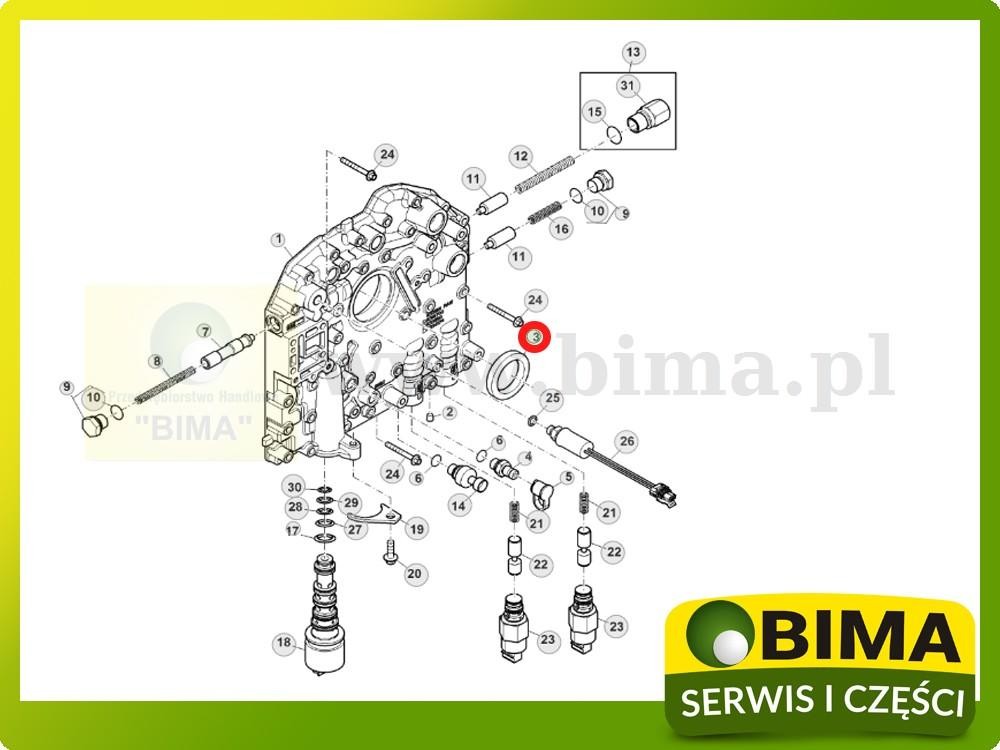Uszczelniacz power quad John Deere 6020,6090MC,6090RC — zdjęcie 2