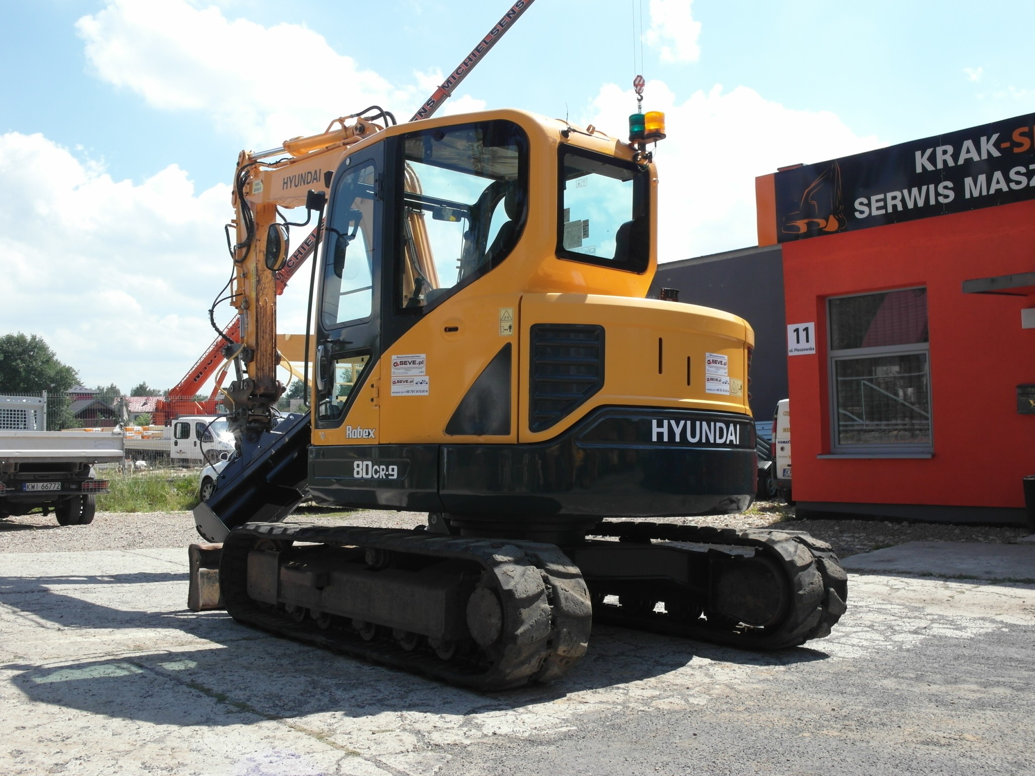 Minikoparka HYUNDAI ROBEX 80CR9 2011rok 8250kg — zdjęcie 4