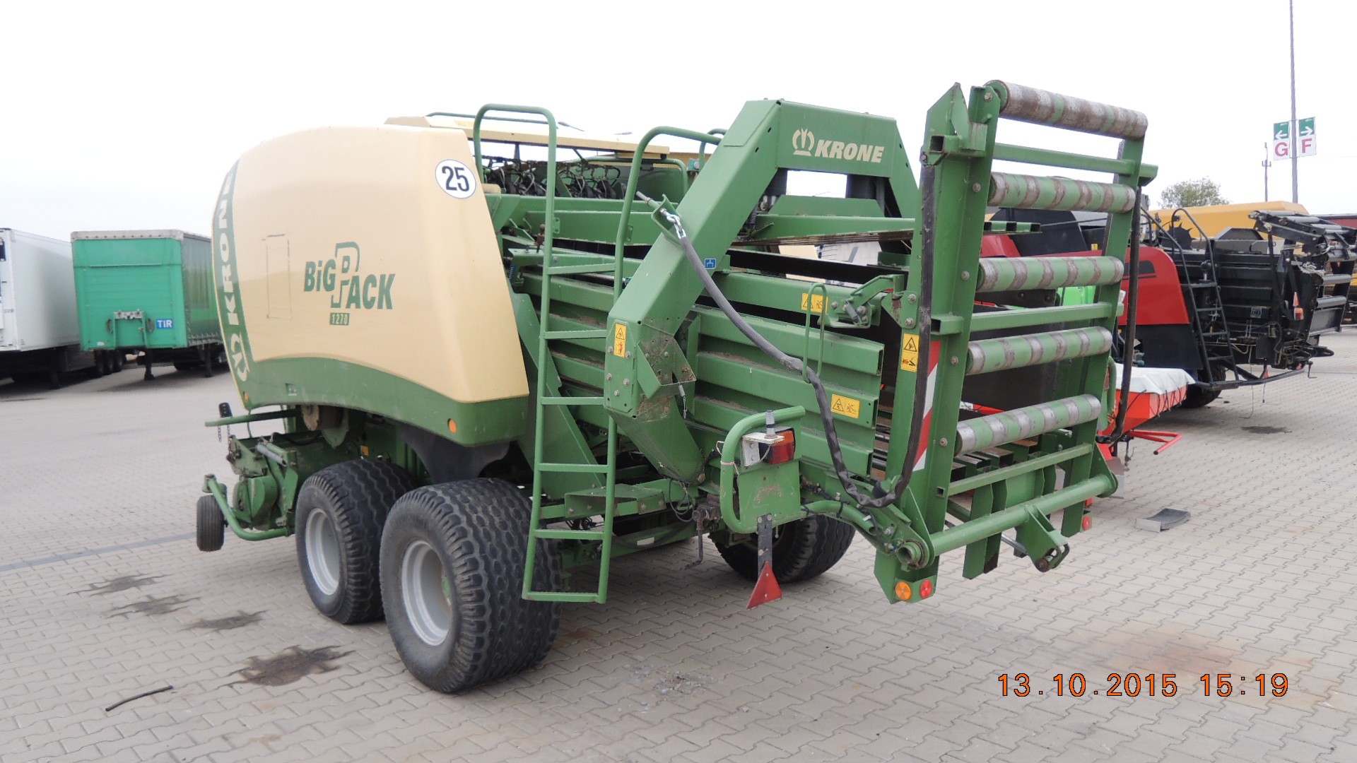 Prasa kostkująca KRONE BigPack 1270 nr KBP12610986 2005r. — zdjęcie 2