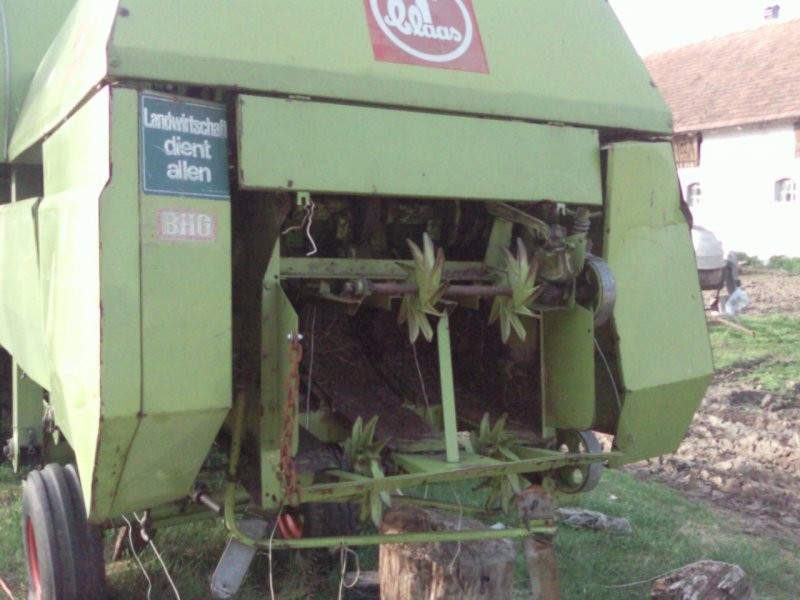 kombajn claas cosmos z prasą — zdjęcie 1