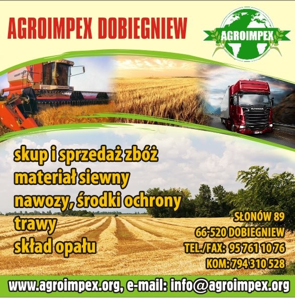 Kupimy Żyto oraz Jęczmień
