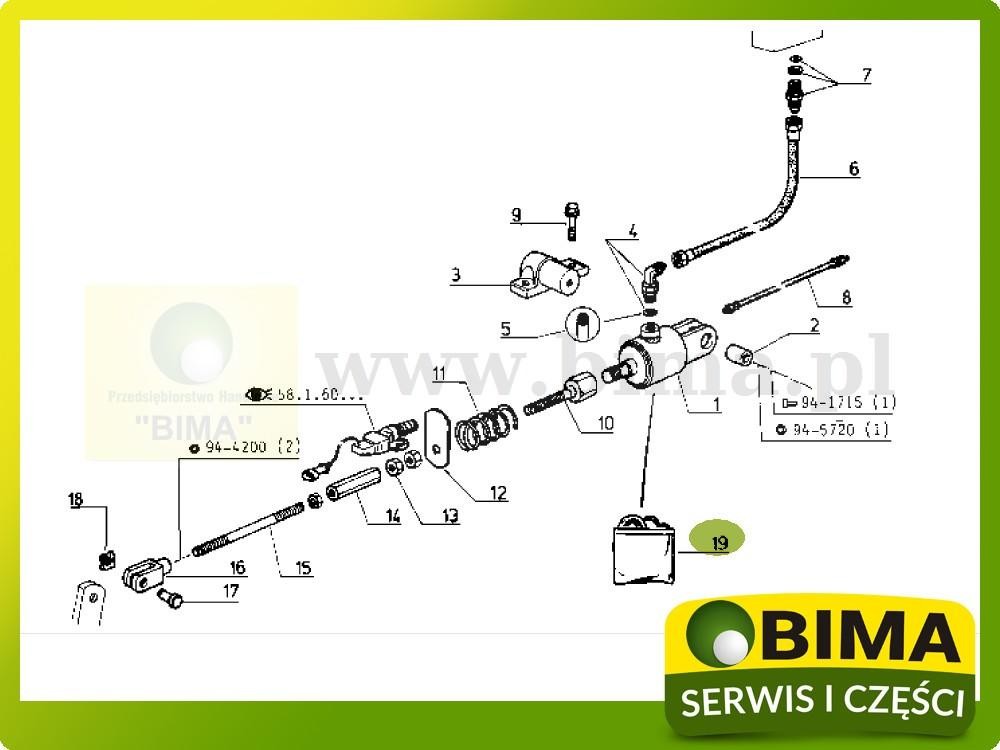 Zestaw uszczelniaczy siłownika sprzęgła Renault 120-14