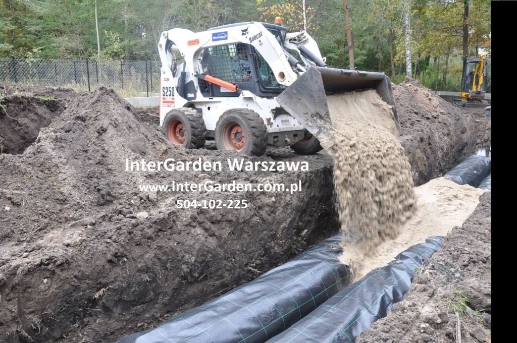 Prace ziemne, usługi maszyny budowlane minikoparka — zdjęcie 3