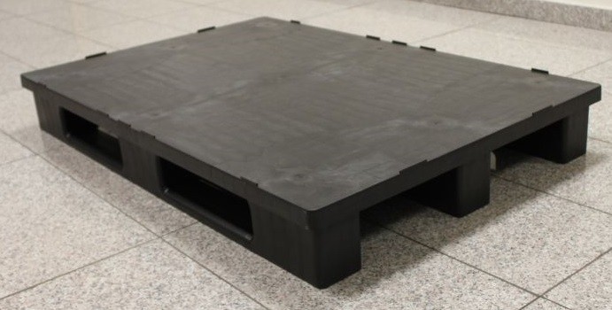 Gładka z rantem paleta plastikowa 1200x800mm — zdjęcie 2