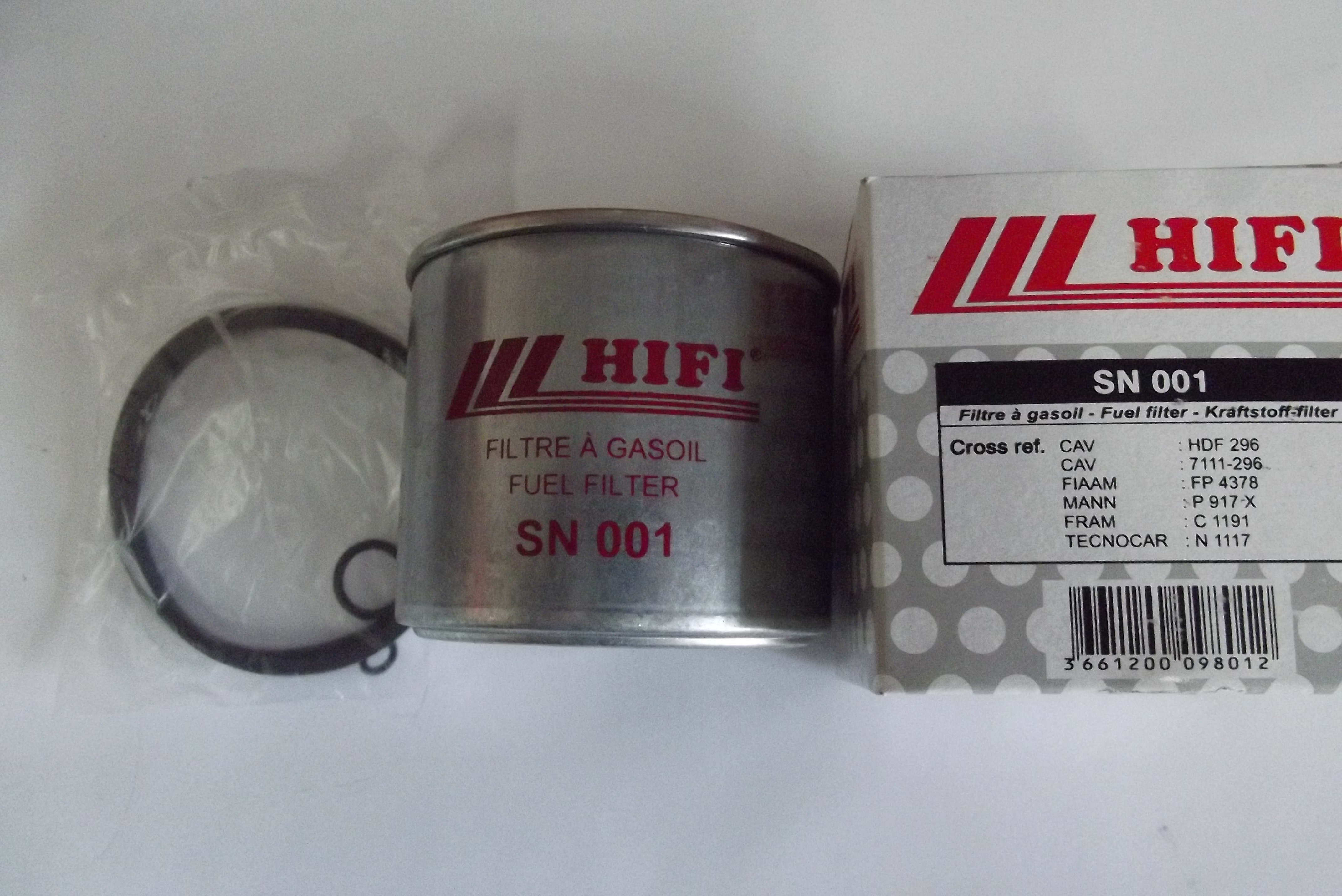 Filtr paliwa SN001 ATLAS, CASE, JCB, MANITOU, MERLO, O&K — zdjęcie 1