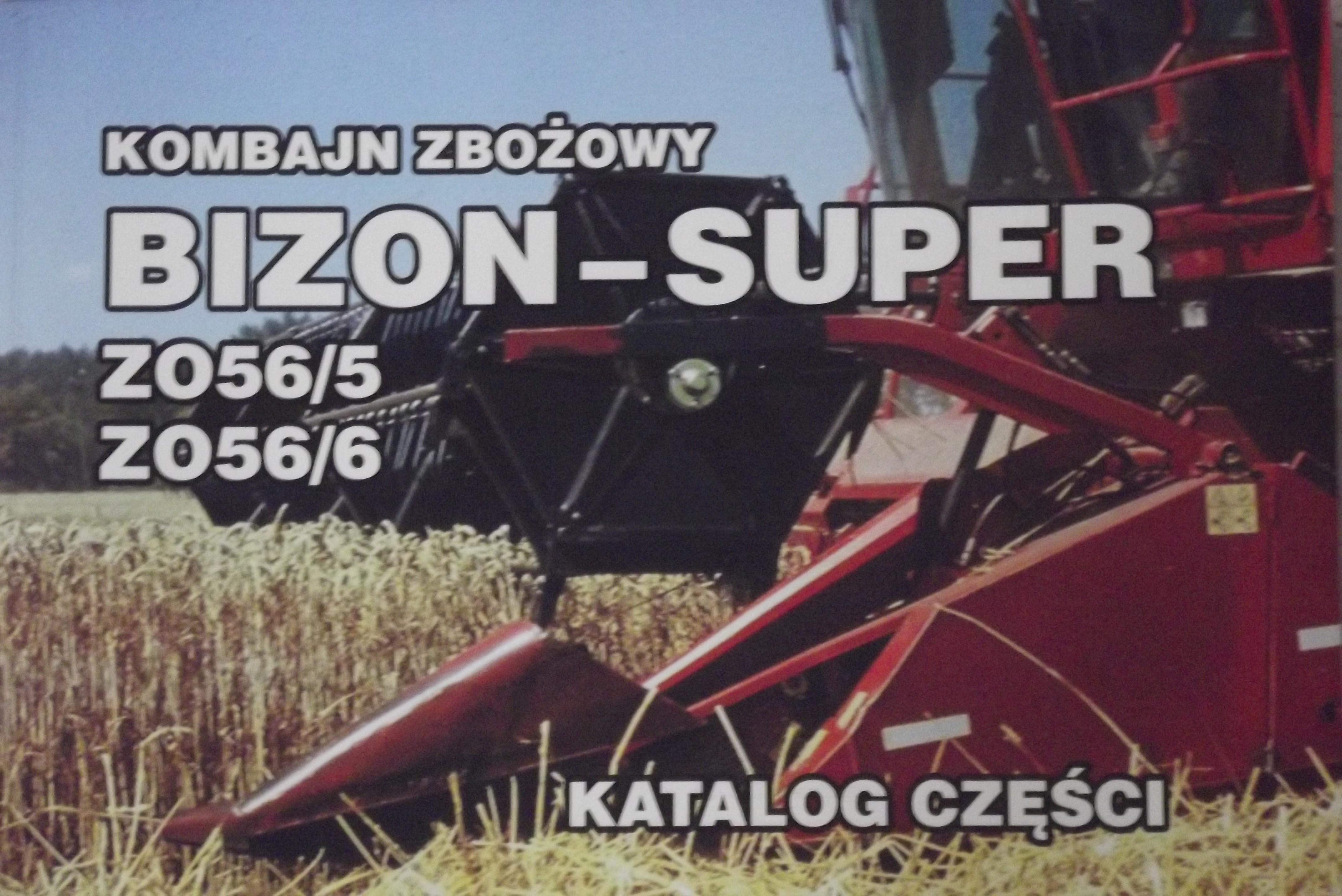 Katalog części do kombajnu zbożowego,instrukcji obsługi napraw BIZON — zdjęcie 4