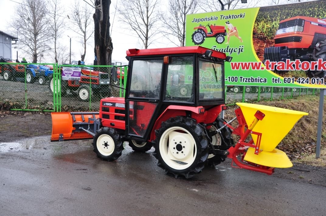 traktorek komunalny Shibaura 19KM 4x4 kabina pług — zdjęcie 5