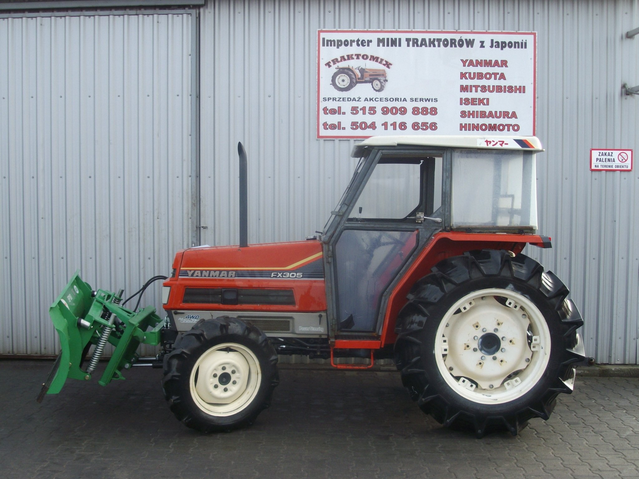 Yanmar FX305 z pługiem  do śniegu SP 180 - 1998 — zdjęcie 1