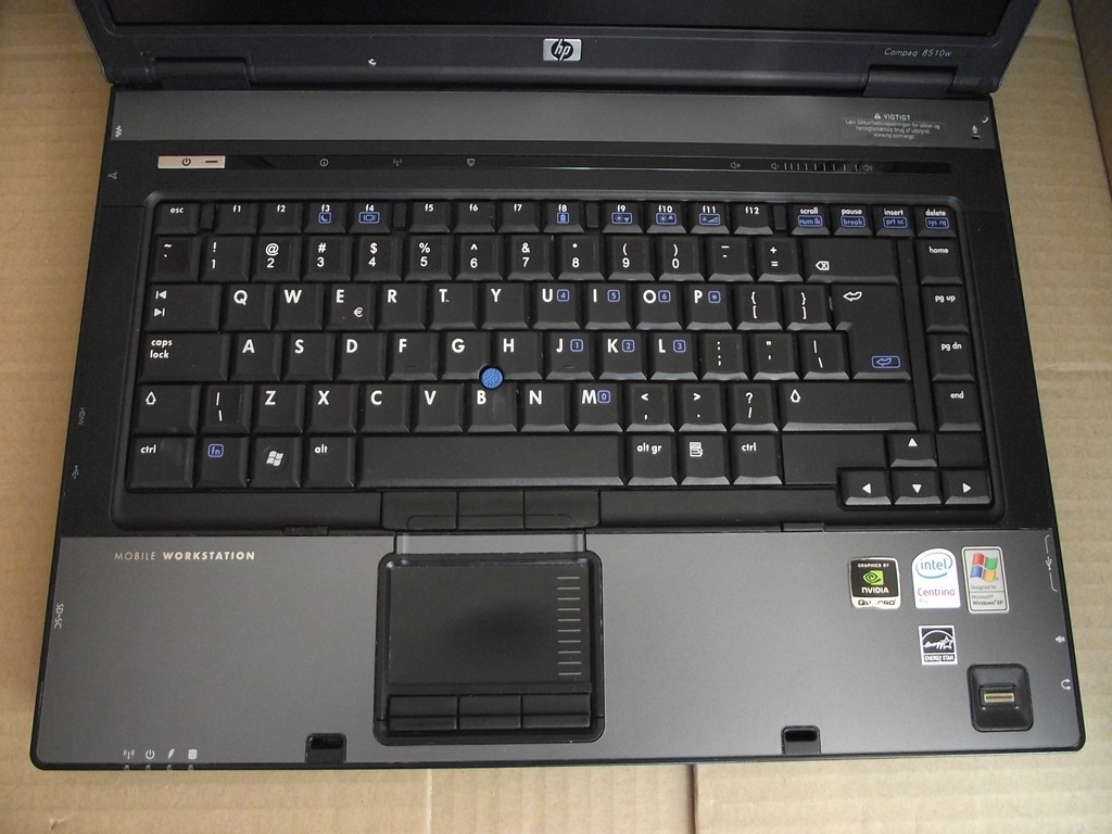 Laptop Hp Compaq 8510  Wersje Biznesowe — zdjęcie 1