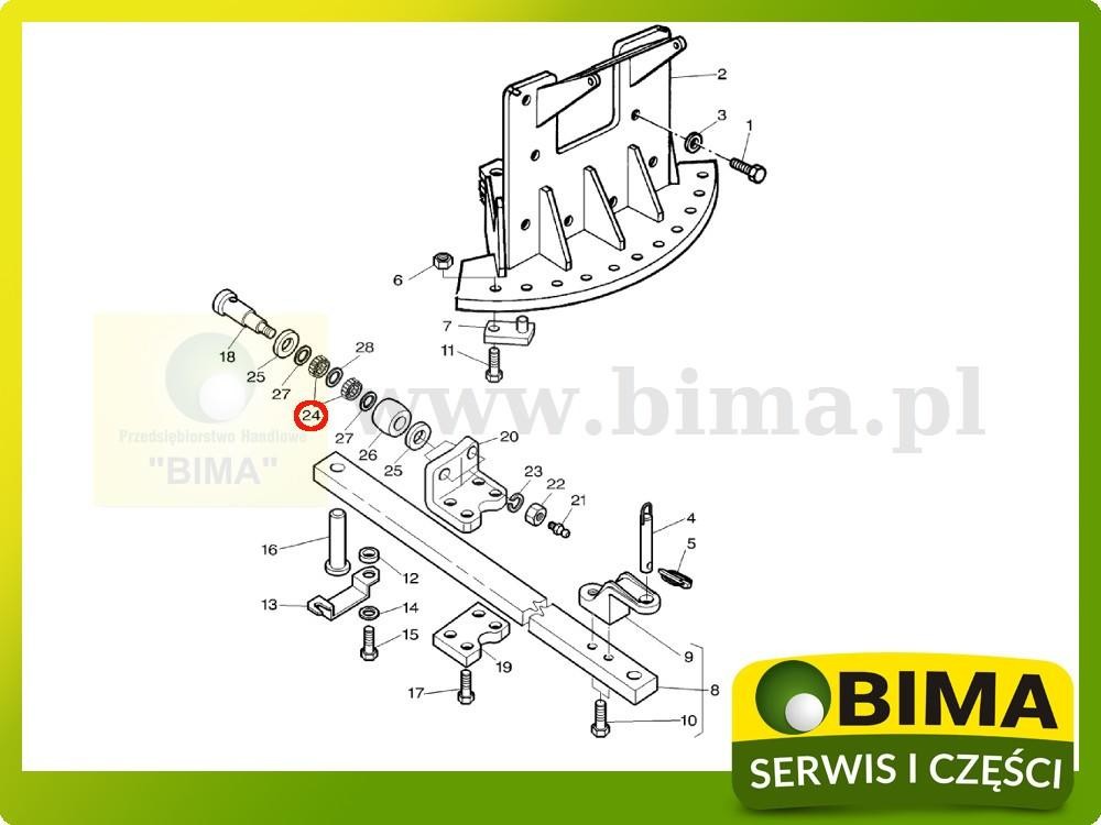Łożysko igiełkowe części Massey Ferguson 8270,8280,2680 — zdjęcie 3