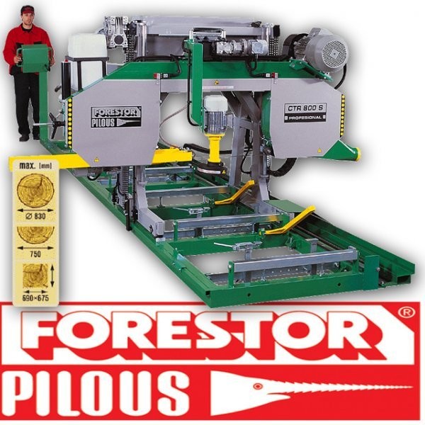 Trak taśmowy elektryczny CTR800S Pilous Forestor