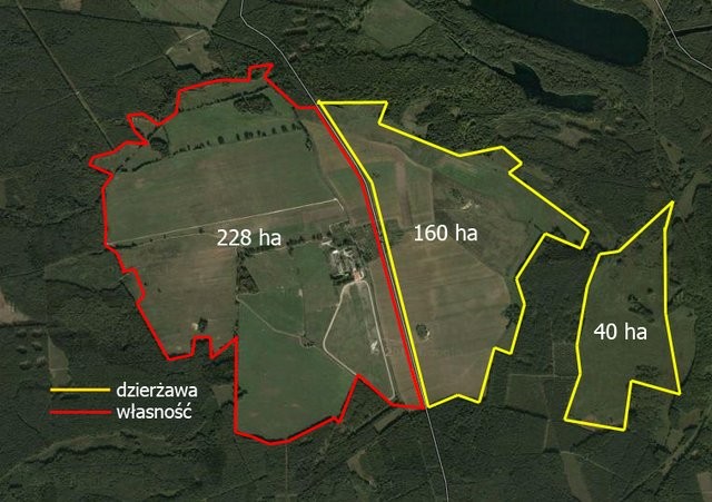 Działka 428ha z zabudową pod inwestycję