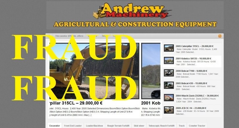 http://andrew-machinery.co.uk/  FRAUD COMPANY