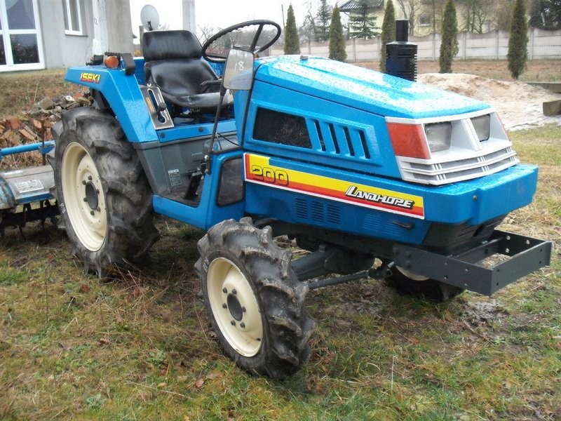 Iseki Landhope TU200F z glebogryzarką - 1988 — zdjęcie 2