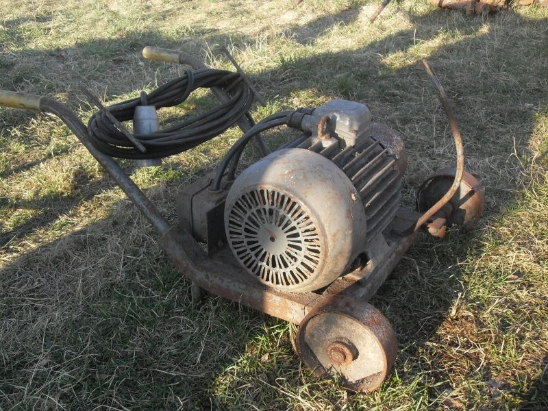 silnik 5,5kw  +wózek +kabel