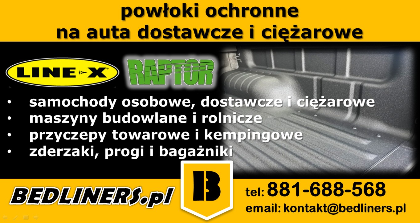 powłoki natryskowe RAPTOR, LINE-X, COBRA — zdjęcie 8