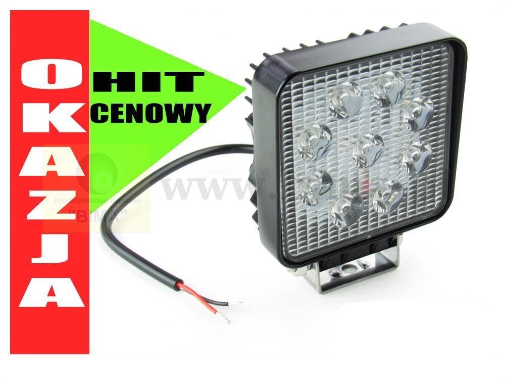 Tani lampa halogen roboczy 9 led szperacz do ciągnika Usr — zdjęcie 1