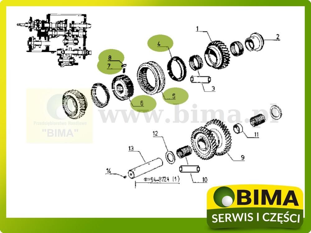 Używany synchronizator kompletny Renault CLAAS 851 — zdjęcie 6
