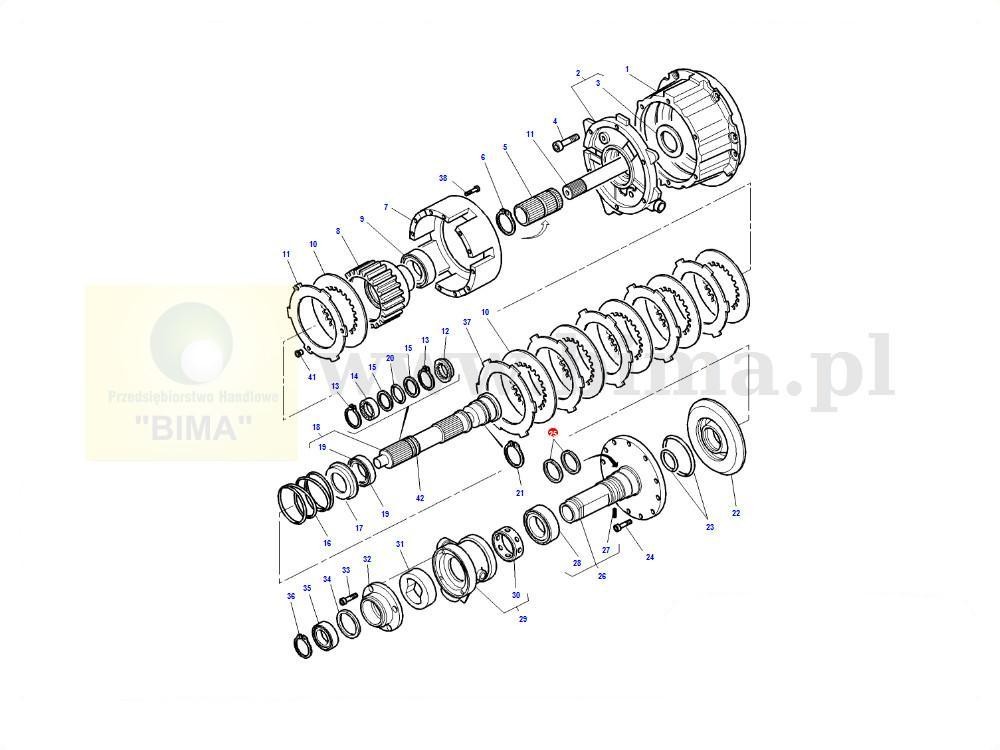 Pierścień speed-shift MF Massey Ferguson 6290,3050,3060 — zdjęcie 3
