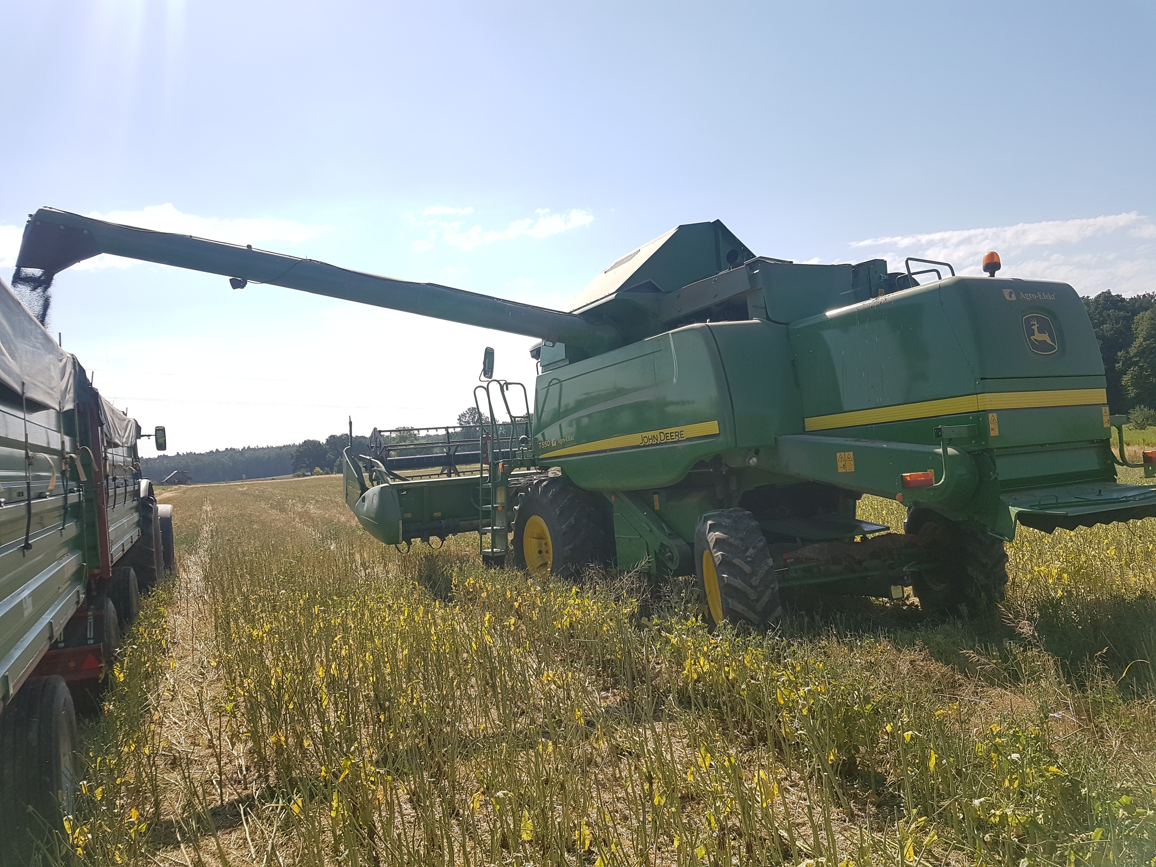 Kombajn John Deere T550 2008r. — zdjęcie 1