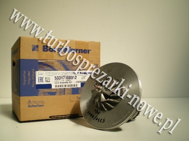 Nowy rdzeń CHRA BorgWarner KKK - Volvo -   53317100012 /  5331 710 001