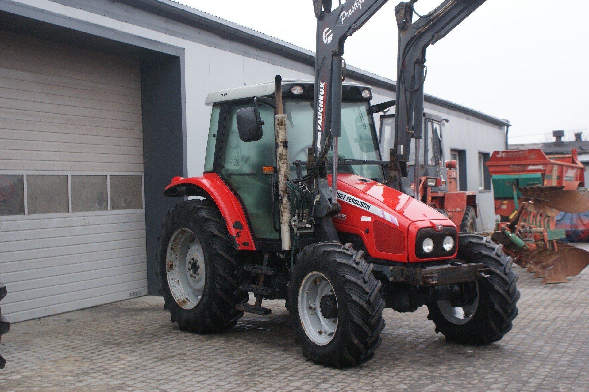 Ciągniki rolnicze MASSEY FERGUSON 5455+ŁADOWACZ FAUCHEUX Renault  — zdjęcie 6