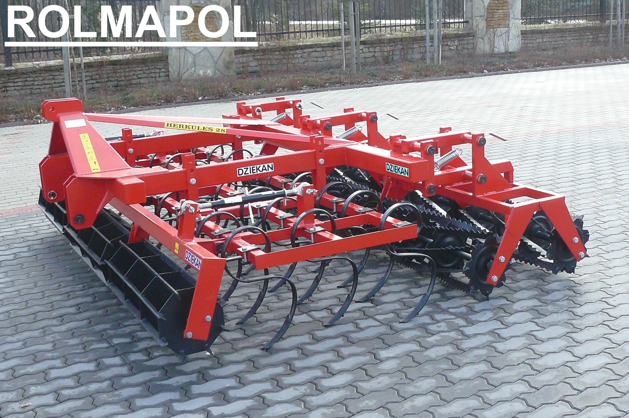 Agregat uprawowy, HERKULES stary model, ROLMAPOL, Dziekan 2,8m