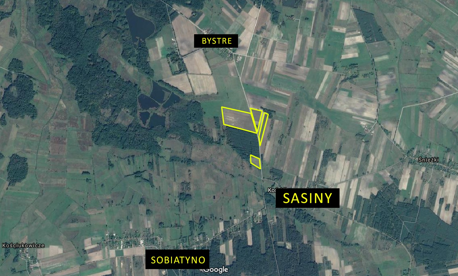 Sprzedam gospodarstwo role  Sobiatyno Boćki Sasiny 74Ha
