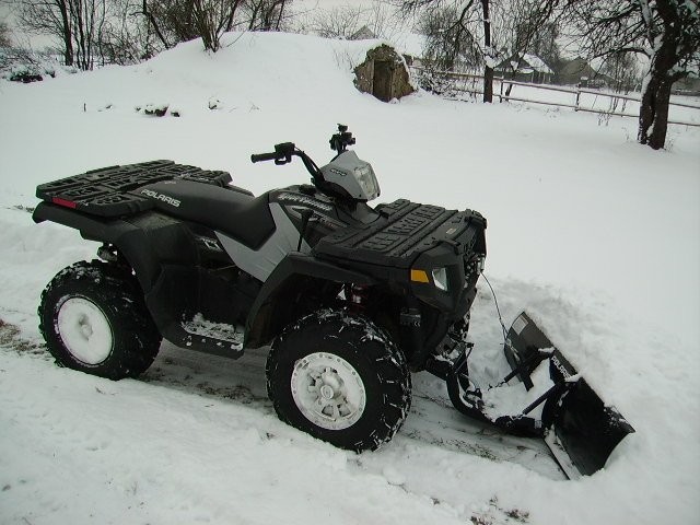 QAD POLARIS SPORTSMAN 700 PŁUG DO ŚNIEGU — zdjęcie 4