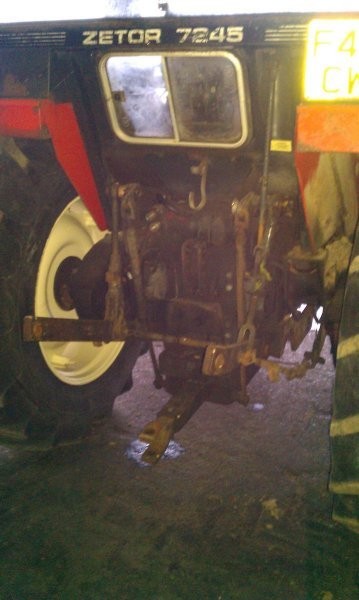 Zetor 7245+tur Quicke 2300E, 1989,prasy,opony!!! — zdjęcie 4