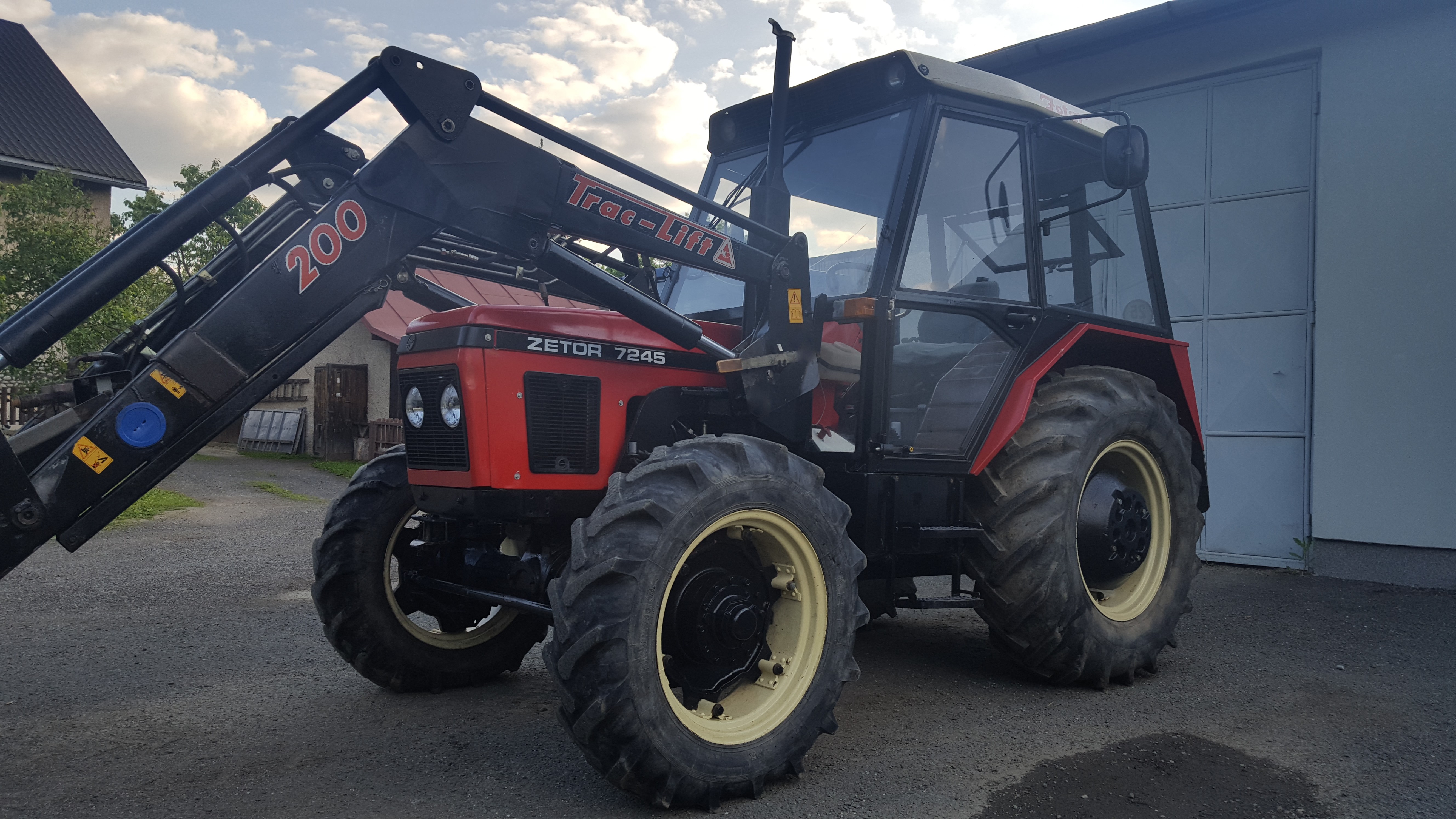 Sprzedam ciągnik Zetor 7045 z turem - Słowacja - małopolskie — zdjęcie 2