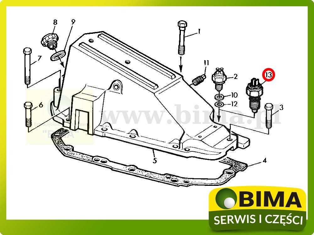 Włącznik bezpiecznikowy rozruchu John Deere 3030,3040 — zdjęcie 2