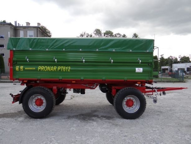 Przyczepa rolnicza dwuosiowa transport PRONAR PT612 12 T  — zdjęcie 4
