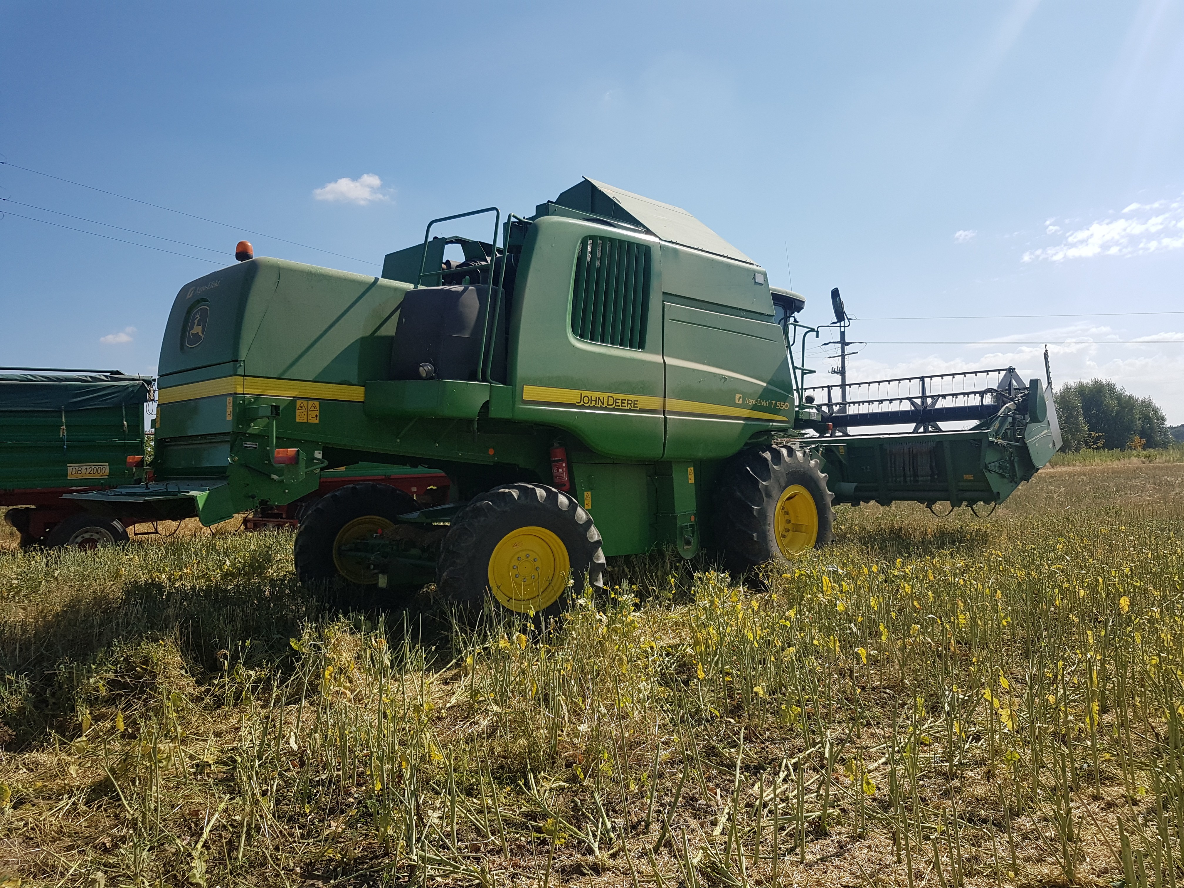 Kombajn John Deere T550 2008r. — zdjęcie 2