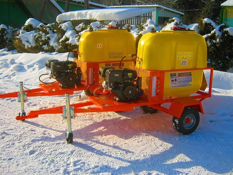 Myjka ciśnieniowa 250 BAR (15l / min ) na podwoziu jezdnym, 13 kM 200L — zdjęcie 6