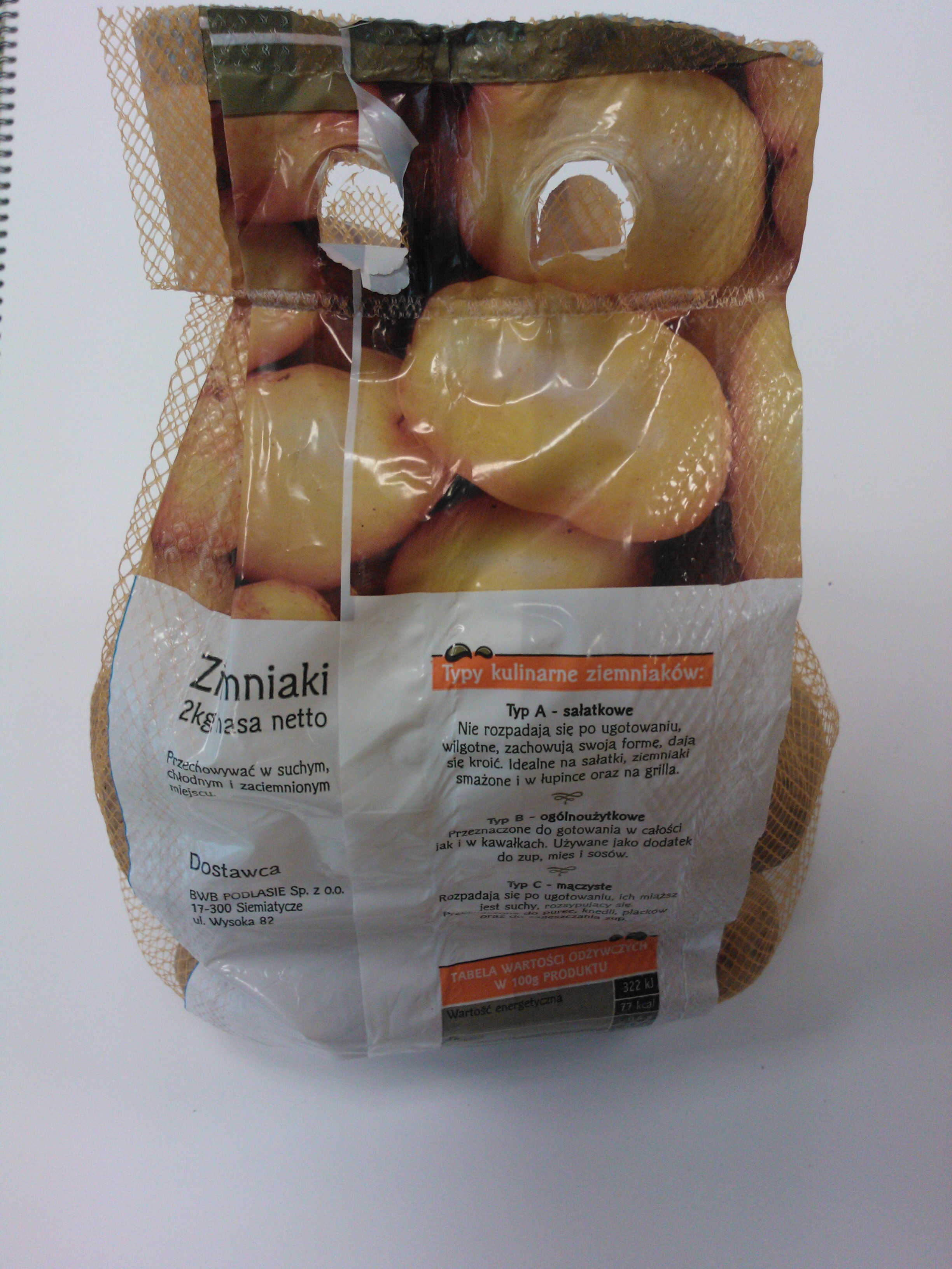 ziemniaki opakowania 2-3kg — zdjęcie 2