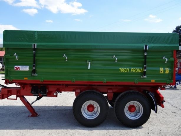 Przyczepa rolnicza tandem TRANSPORT 10T PRONAR T663/1 — zdjęcie 3