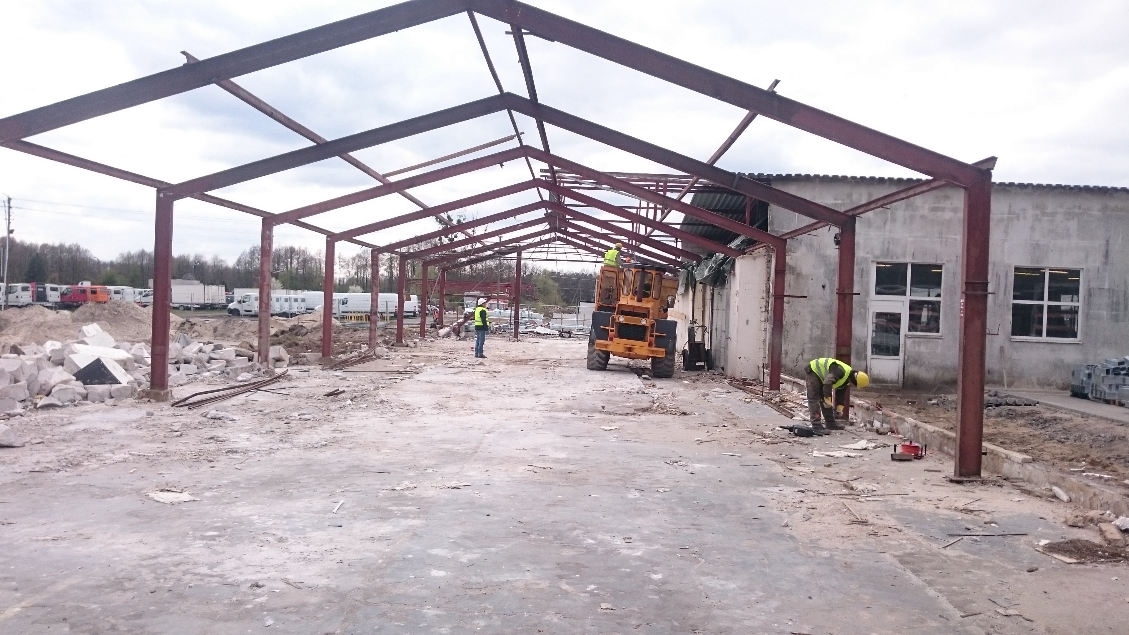 Konstrukcja Stalowa Hala Stalowa 11 X 31 X 3,5 m — zdjęcie 2