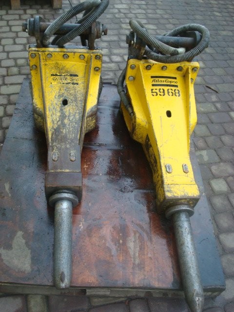 UŻYWANE MŁOTY HYDRAULICZNE ATLAS COPCO Z 2010 ROKU — zdjęcie 1